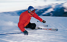 Skifahren im ski amad in sterreich